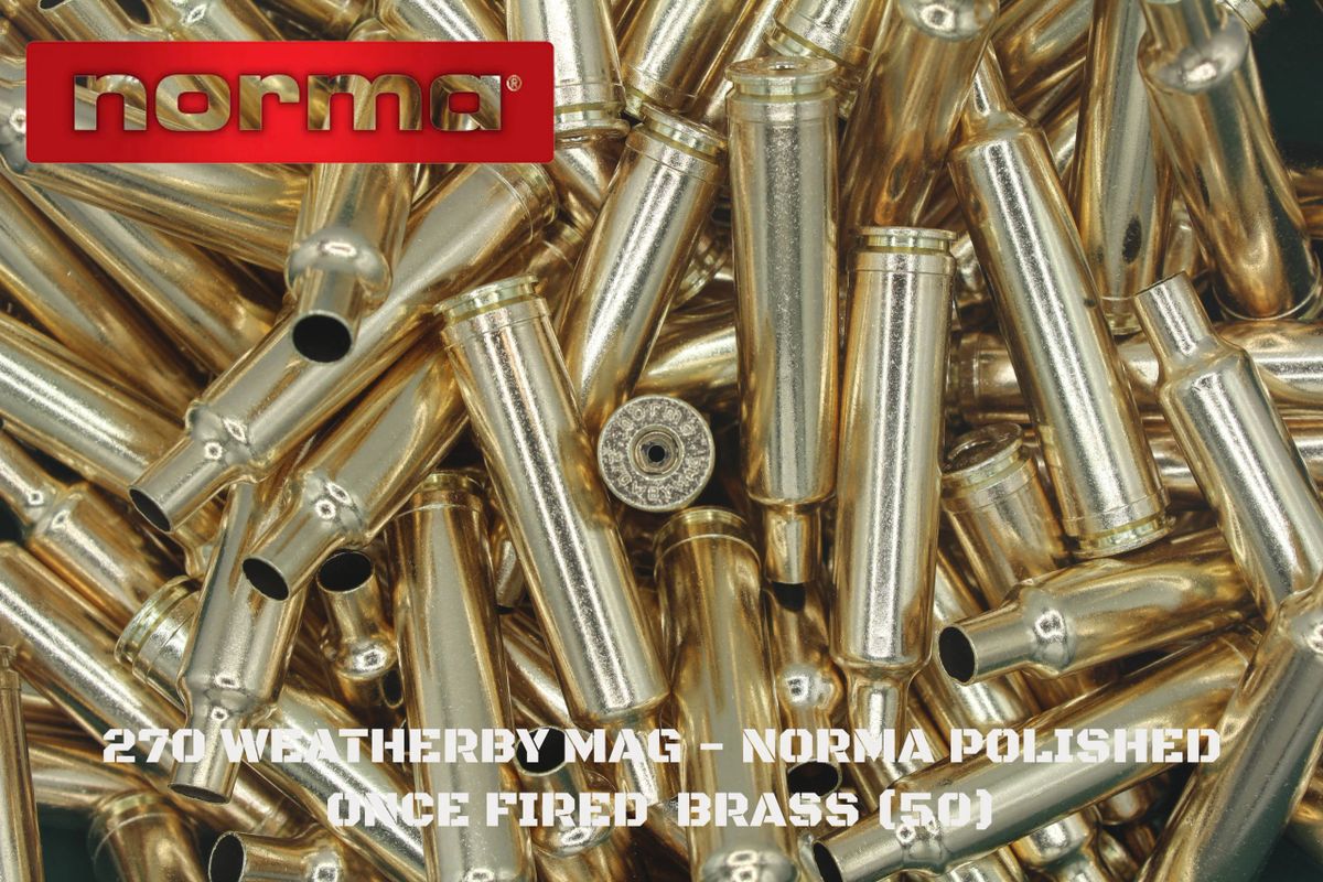 270 Weatherby Mag Brass